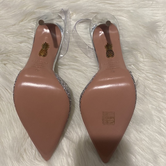 Aquazzura So‎ Nude Crystal Plexi Pump - Picture 9 of 16